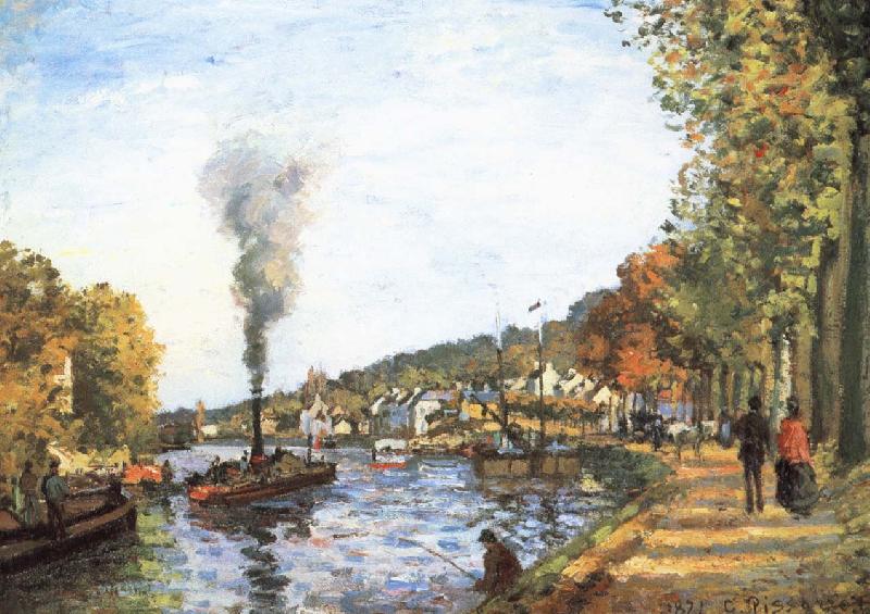 Camille Pissarro Seine oil painting image